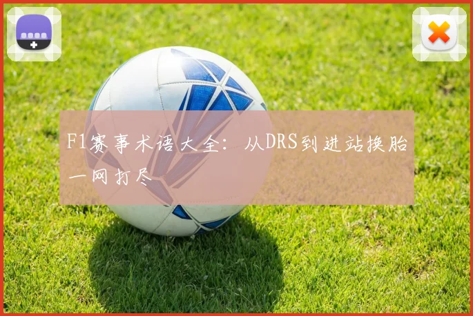 F1赛事术语大全：从DRS到进站换胎一网打尽